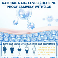 NAD supplement capsules (80 count)