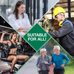 Non-GMO and gluten-free label on TOPCAPAK bottle