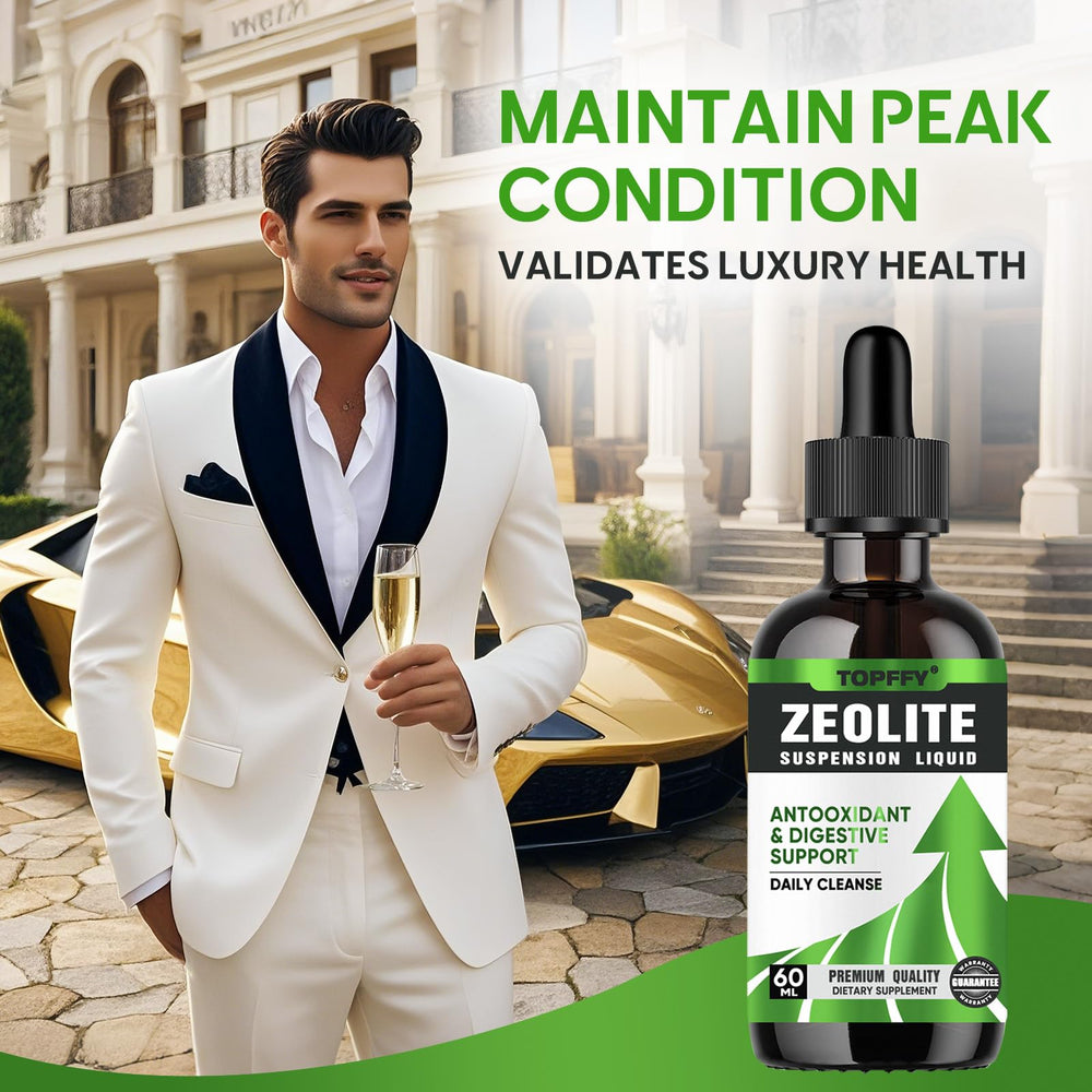 Topffy Zeolite Drops digestive-wellness shot focuses on comfortable digestion.