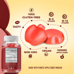 Toplux ACV Gummies detox and cleanse concept visual close-up with vibrant color and texture.