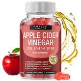 Toplux Apple Cider Vinegar Gummies bottle 60 count for convenient daily detox and digestion support.
