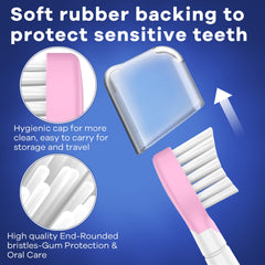 Durable, high-quality replacement heads with packaging