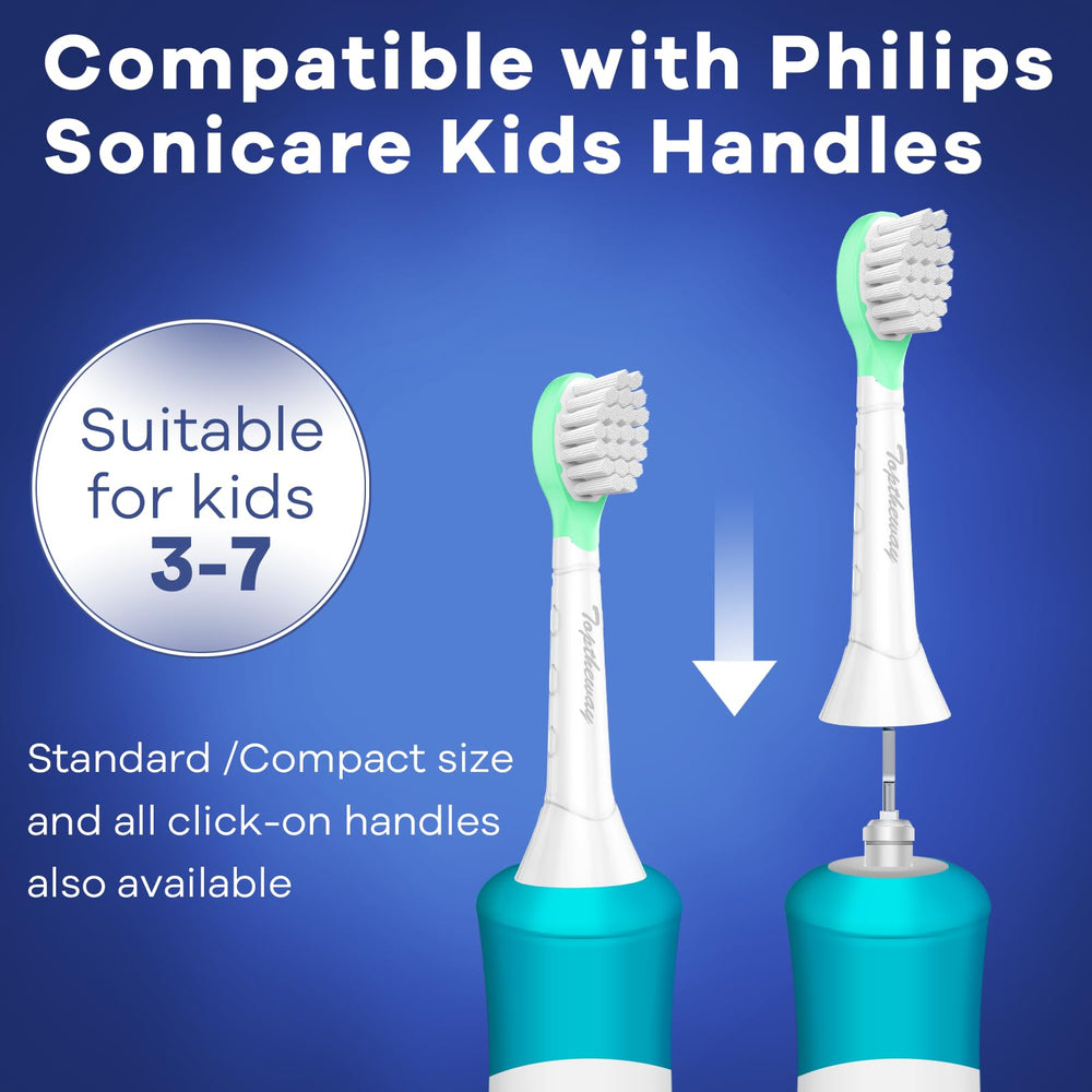 Compatible replacement heads for Philips Sonicare for Kids