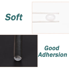 Applying nose pads to glasses: peel, stick, press 5 seconds