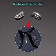 Anti-slip silicone nose pads preventing glasses from slipping