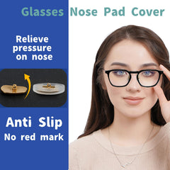 Soft silicone material used for nose pad covers