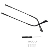 TORWOL metal glasses legs replacement set, 138mm long and 3mm wide
