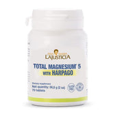 Front view of Total Magnesium 5 with Harpago 70 tablets bottle