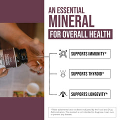 Label highlighting 200 mcg per capsule dose