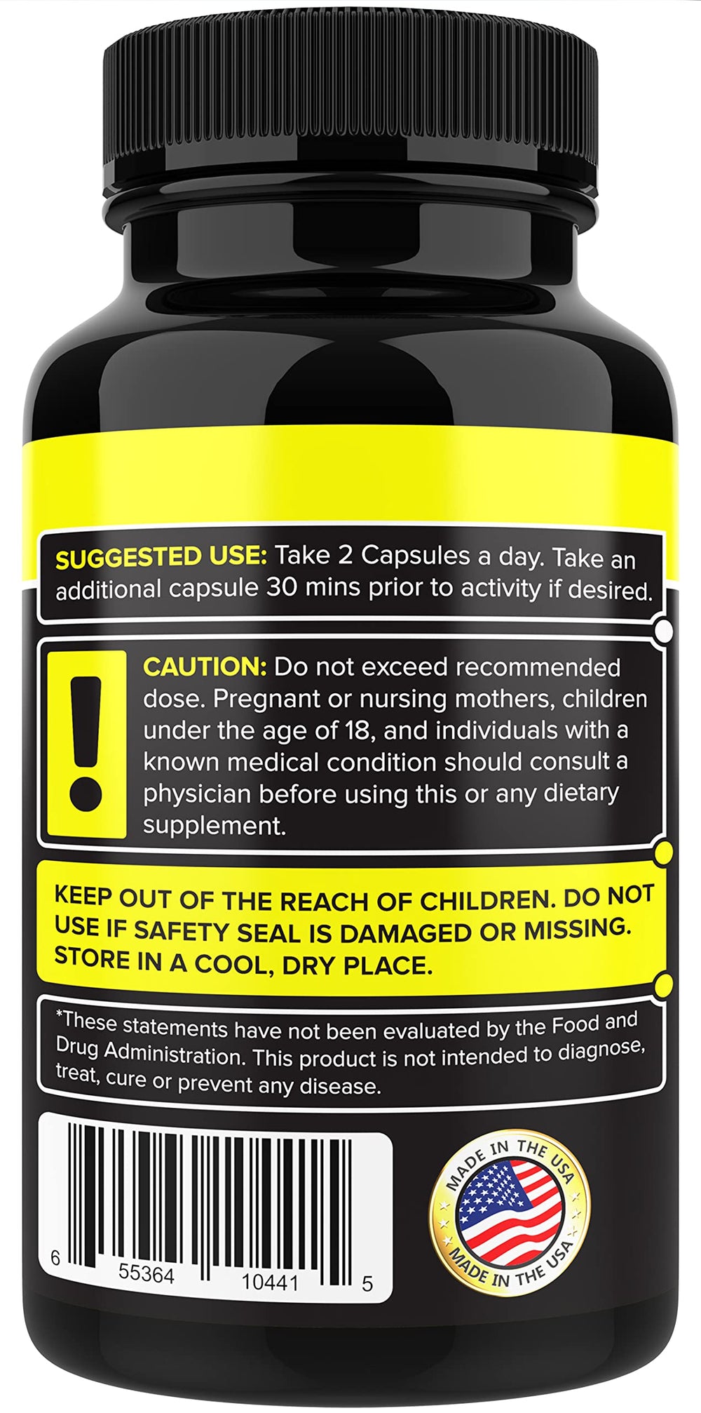 TOTAL VITAMINS Testosterone Booster packaging-box communicates brand trust and product clarity.