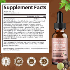 Raspberry flavored Totaria tincture bottle with packaging and dropper