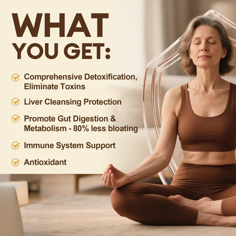 Bentonite clay and detox components in a scoop