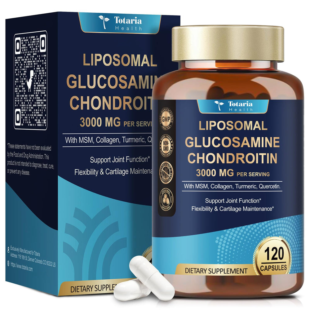 Product image: Totaria Liposomal Glucosamine Chondroitin MSM Collagen bottle