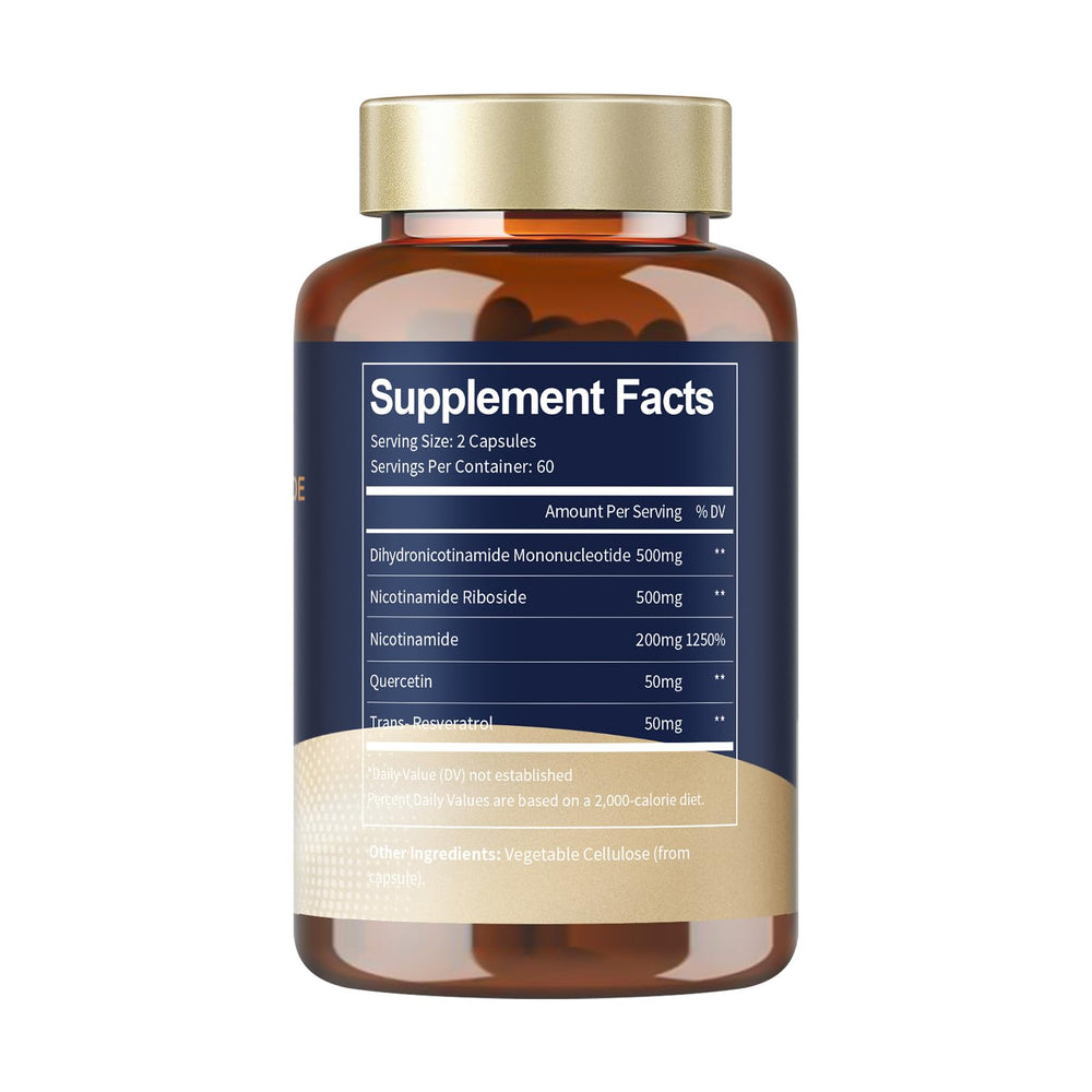NMNH capsules with Niacinamide and supporting ingredients