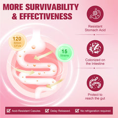 Women’s wellness probiotic blend graphic