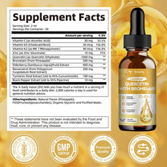 Graphic emphasizing high absorption and immune support