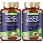 Totaria 2Pack Organic Saw Palmetto bottle with label