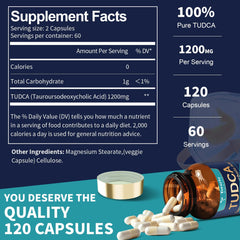 Totaria TUDCA 1200mg capsules