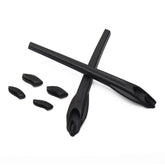 ToughAsNails Black Replacement Rubber Kit for Oakley Flak 2.0 XL Ear Socks and Nose Pads – OO9188/OO9295