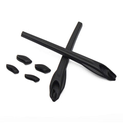ToughAsNails Black Replacement Rubber Kit for Oakley Flak 2.0 XL Ear Socks and Nose Pads – OO9188/OO9295