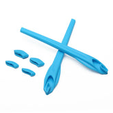 Blue ToughAsNails earsocks and nose pads for Oakley Flak 2.0 XL OO9188/OO9295