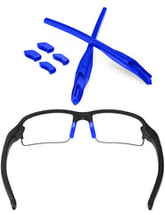 ToughAsNails Deep Blue ear socks and nose pads for Oakley Flak 2.0 XL OO9188/OO9295