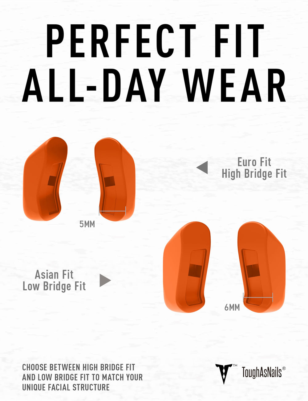Orange replacement earsocks and nose pads for Oakley Flak 2.0 XL OO9295