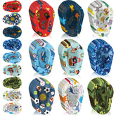 Toulite 90-piece kids eye patches in two sizes: regular and toddler, shown together.