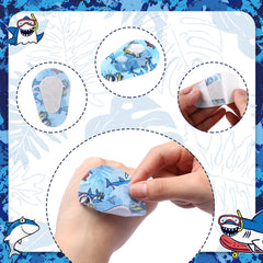Hypoallergenic, nonwoven eye patch material safe for sensitive skin.