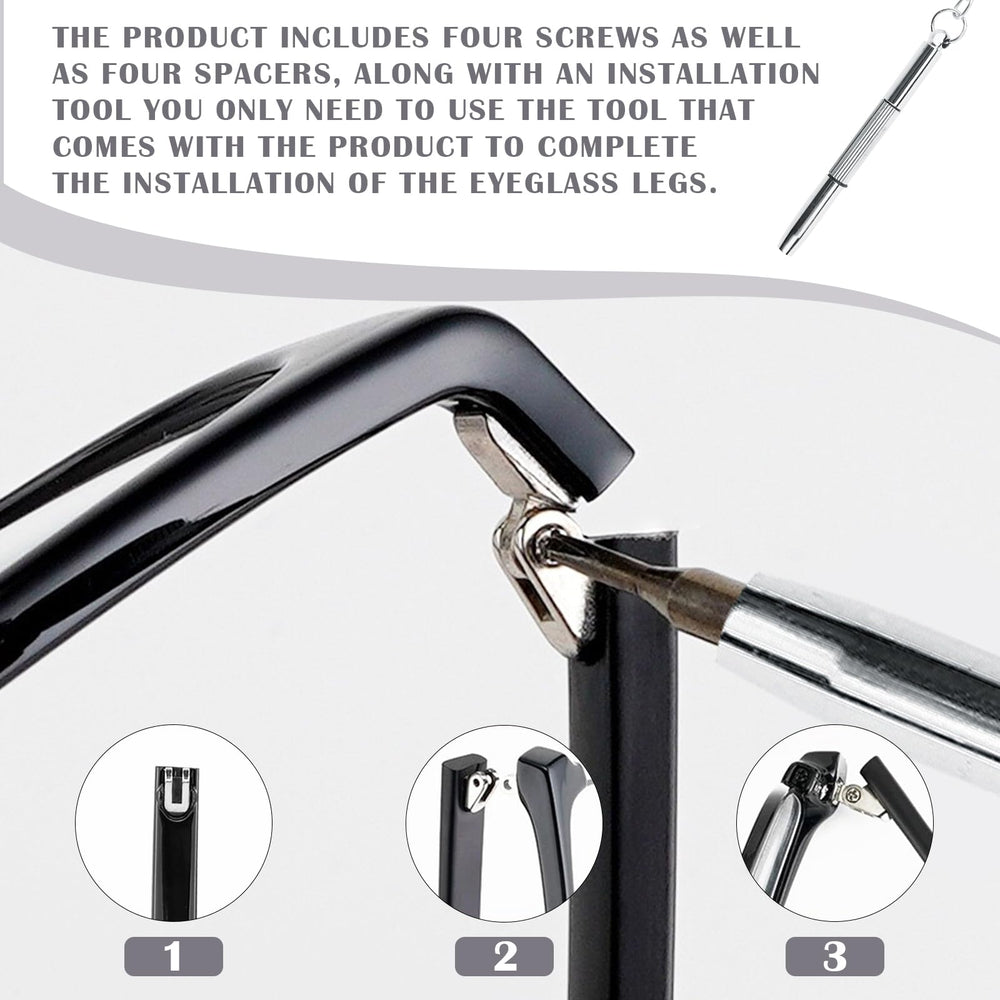 3-in-1 screwdriver kit with glasses screws