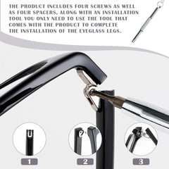 3-in-1 screwdriver kit with glasses screws