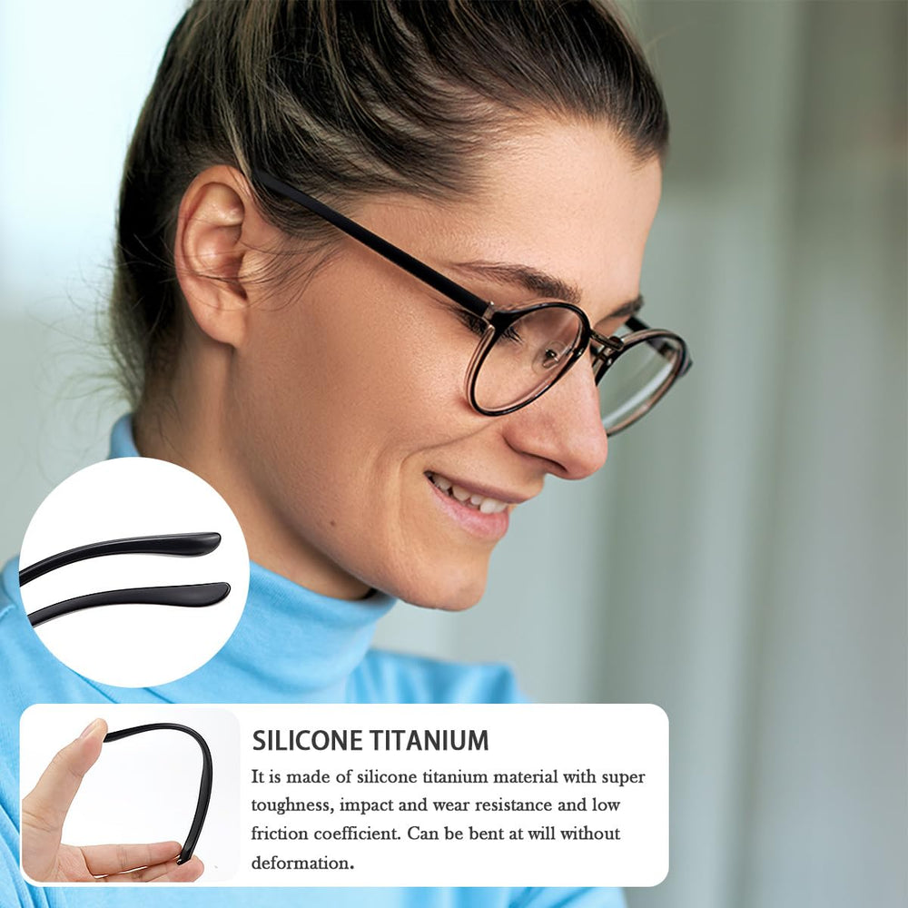 Hinge diagram showing fit and adjustment for TR90 arm