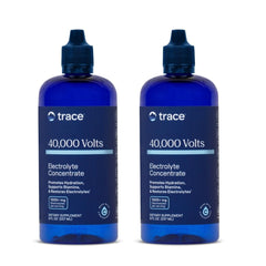 Trace Minerals 40,000 Volts bottle - front label
