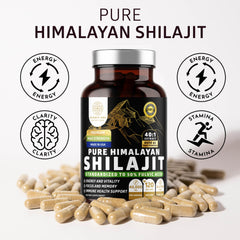 Illustration of over 85 trace minerals in Shilajit