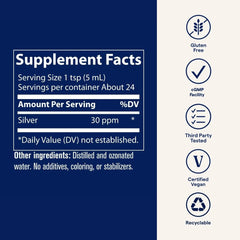 Safe-dose 30 PPM potency emphasized on bottle