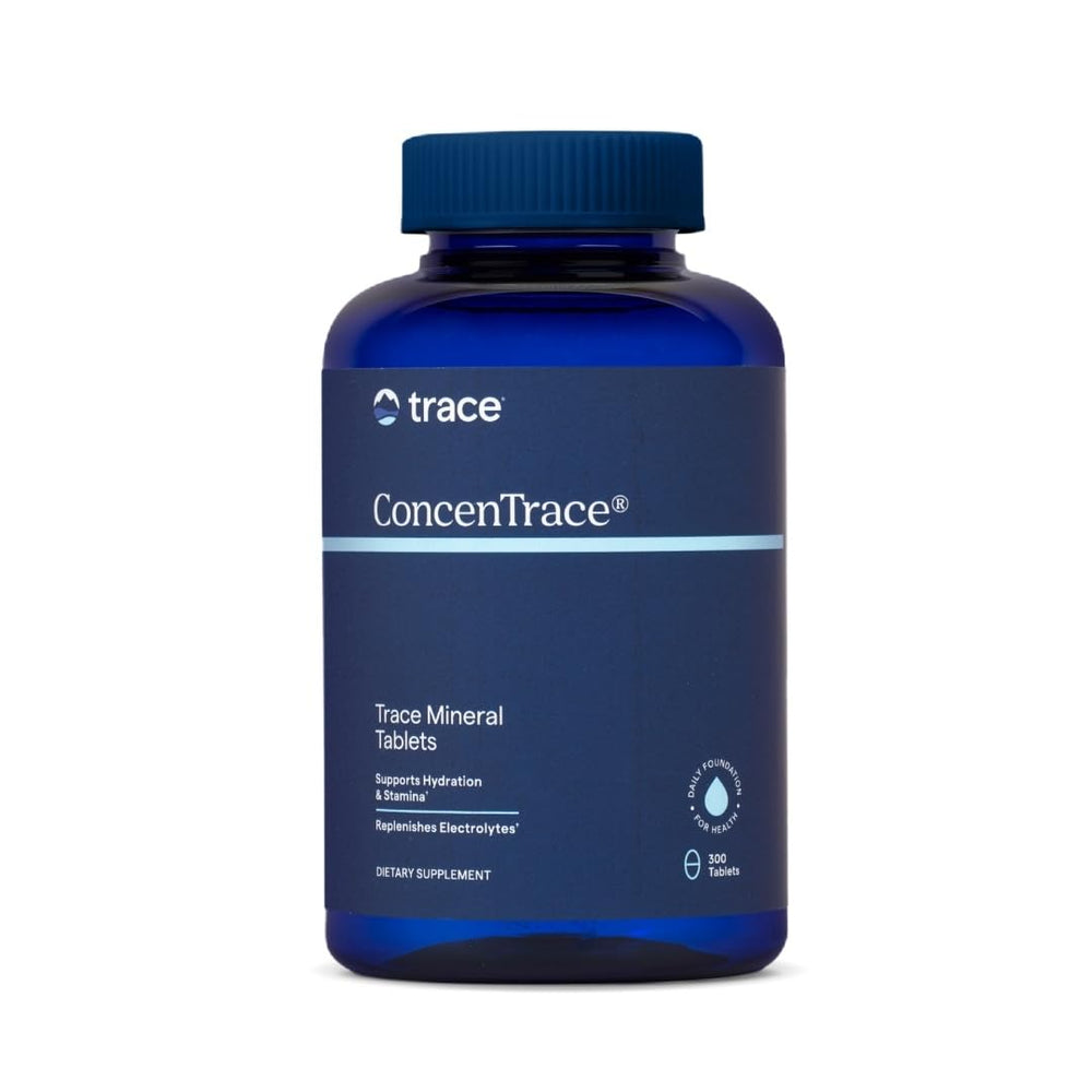Front view of Trace Minerals ConcenTrace bottle with label