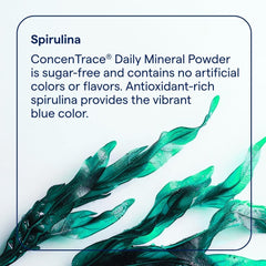 Graphic illustration of ionic minerals in ConcenTrace Daily Mineral Powder