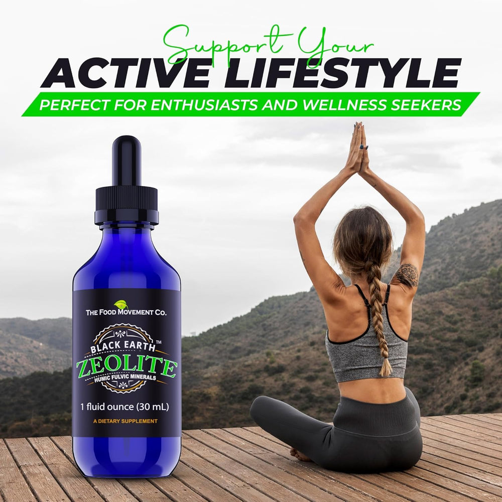 Illustration showing trace minerals in humic acid