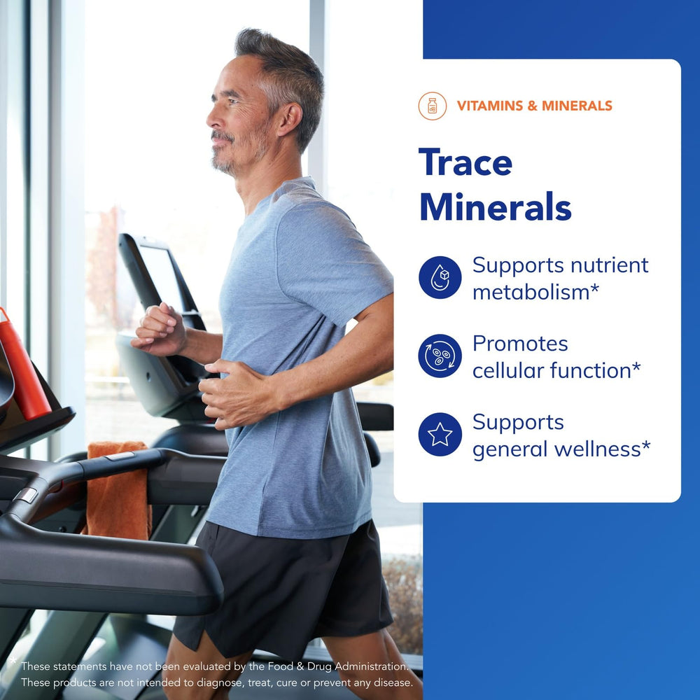 Bottle label detail illustrating chelated trace minerals