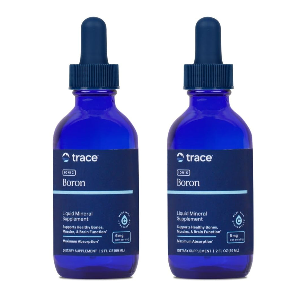 Hero image of Trace Minerals Ionic Boron bottle with 2 fl oz and 2-pack