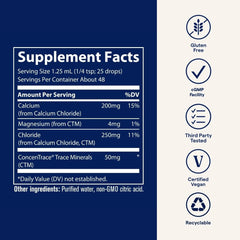 Product packaging highlighting USA-based sustainable harvest