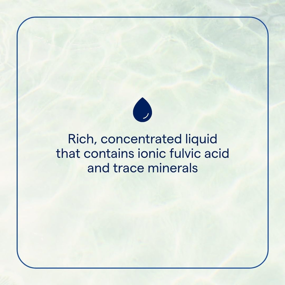 Liquid mineral supplement bottle and label close-up 1