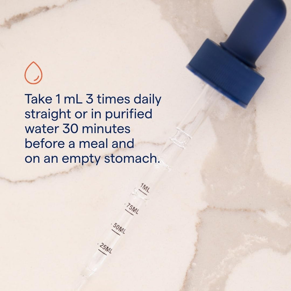 Close-up of bottle and label showing 250 mg fulvic acid