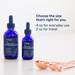 Serving size illustration indicating 4 mL daily dose