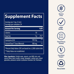 Ingredients: Coenzyme Q10 with ionic minerals