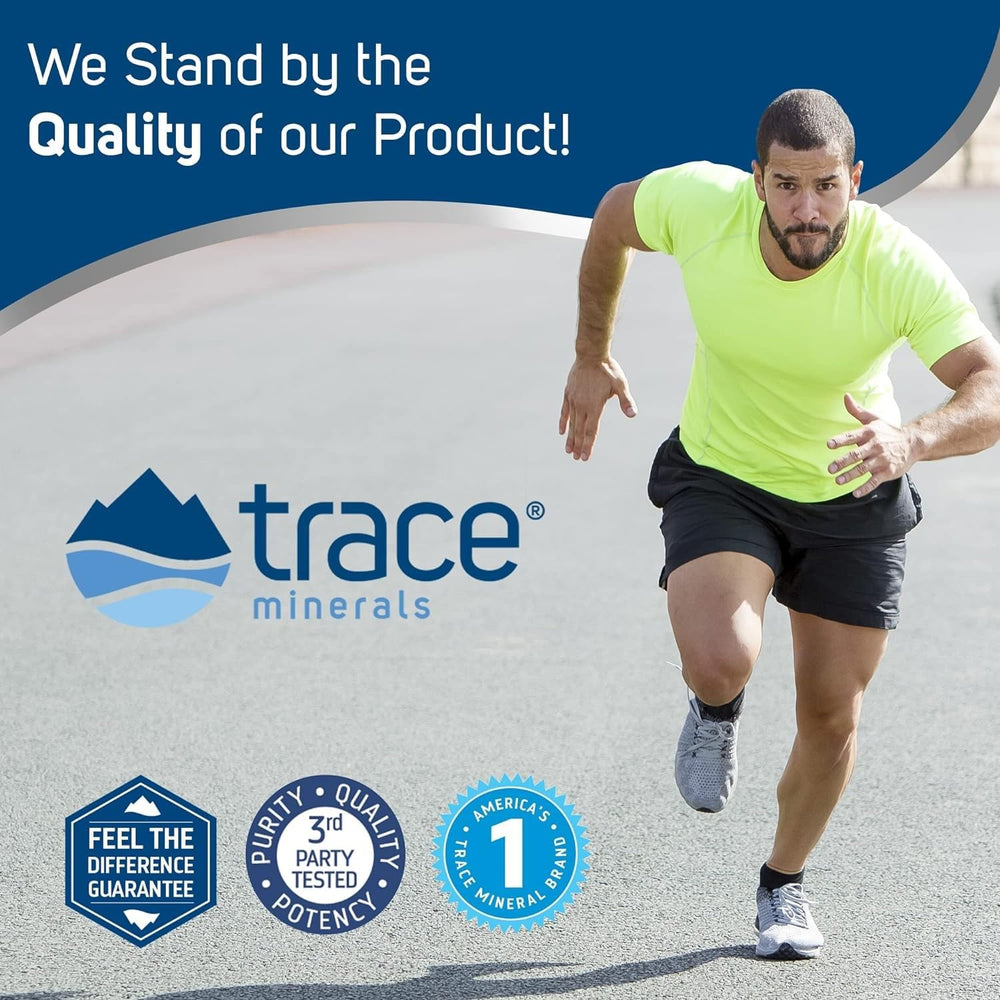 Product bottle on a countertop with labeling visible