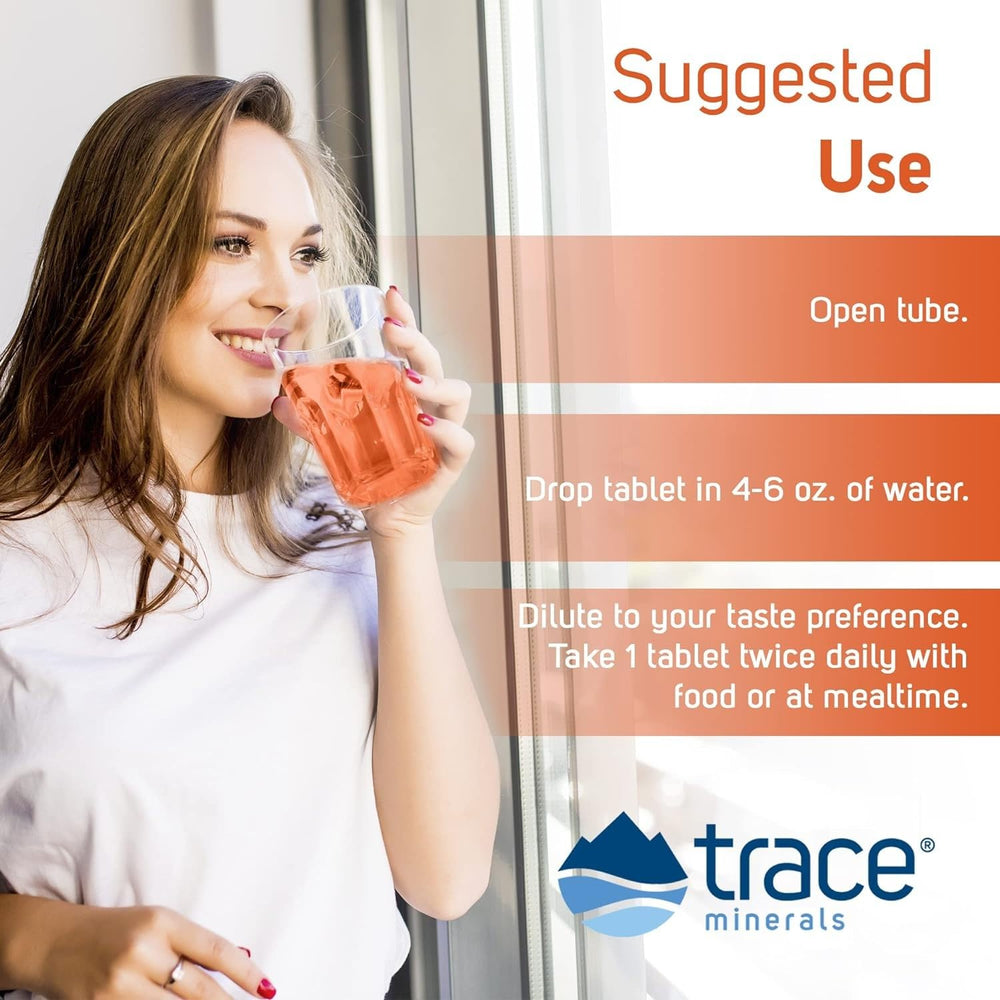 Close-up of a magnesium effervescent tablet