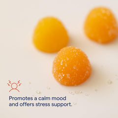 Nutrition facts label on magnesium gummies bottle