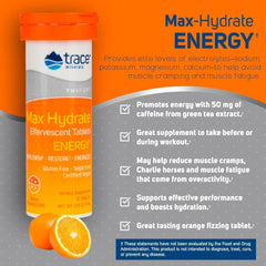 Trace Minerals Max-Hydrate Endurance tube packaging for on-the-go workouts