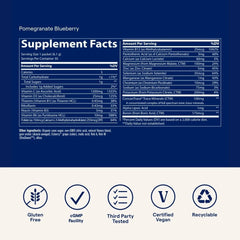 Close-up of minerals and vitamins illustration representing trace minerals